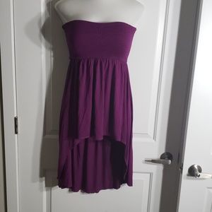 NWOT Strapless High-low Dress